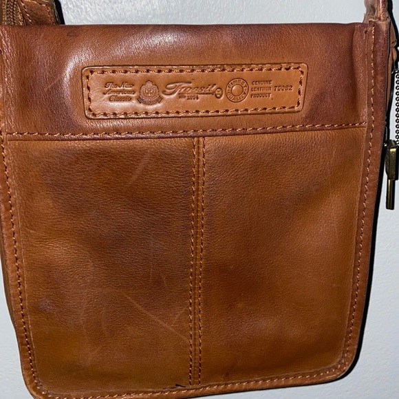 Fossil Handbags - Fossil vantage crossbody bag leather